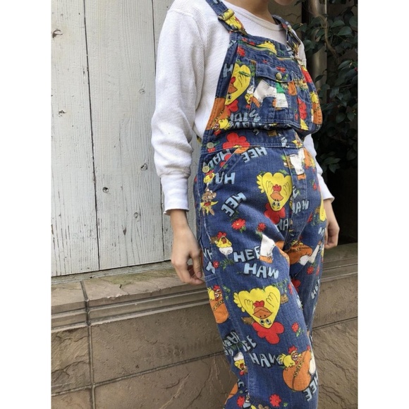 Jeans Clothing Liberty hee haw Bib Overalls youth Size 14 Unisex Clothing
